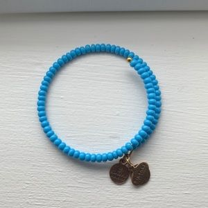 ALEX AND ANI Blue beaded bracelet